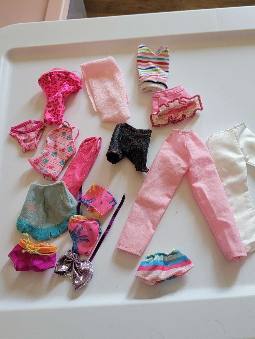 Barbie Doll Leggings & Mixed Clothing Lot - 15+ Pieces